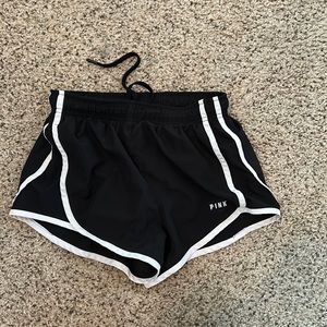 PINK black athletic shorts